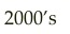 2000’s